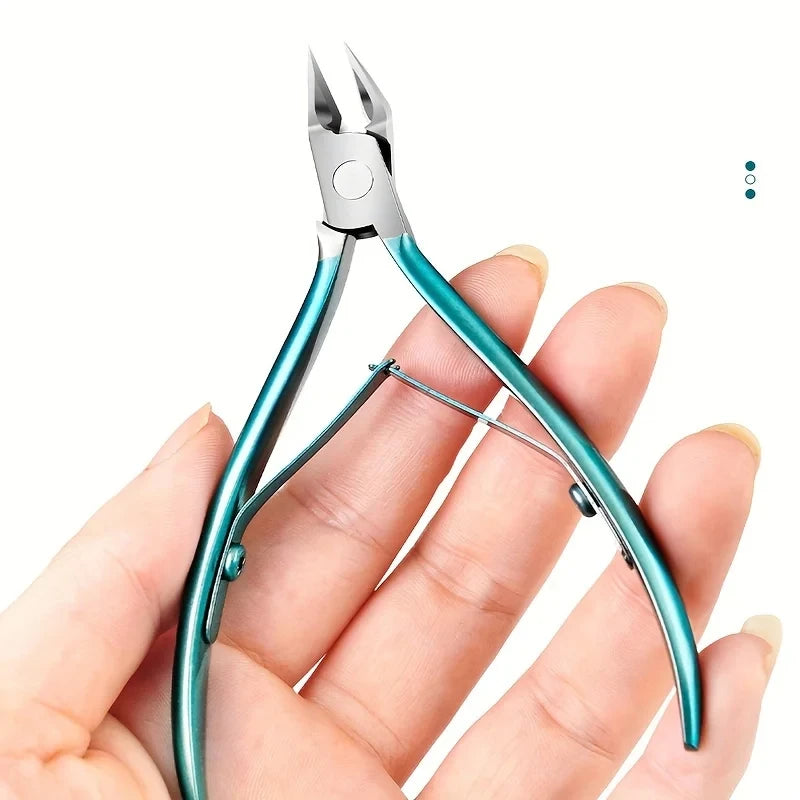 Culticle Nipper Nail Clipper Ingrown Thick Toenails Trimmer Professional Podiatrist Toenail Nipper With Stainless Steel