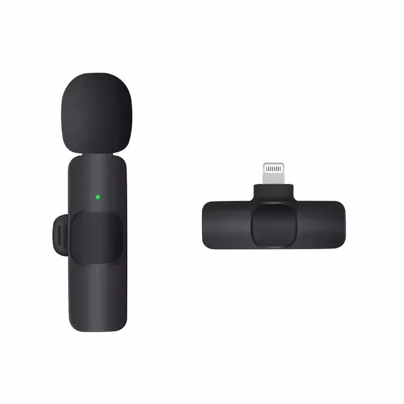 Mini Lavalier Microphone 3in1 Outdoor Portable Live Streaming Shooting Interview Mini Multifunction Wireless Microphone
