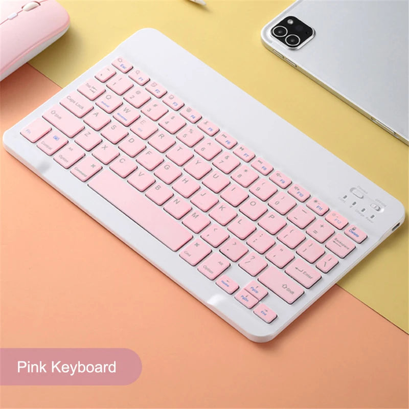Bluetooth Keyboard and Mouse For iPad Xiaomi Samsung Huawei Phone Tablet Slim Mini Wireless Keyboard For Android IOS Windows