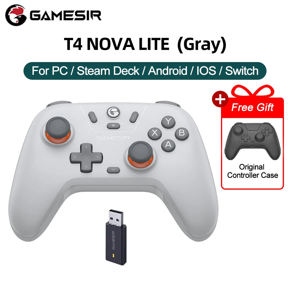 Gamesir Gamepads PC Switch 2 Controller Nova Lite Controle Hall Effective Joystick for Nintendo Switch Steam Android iOS Phone