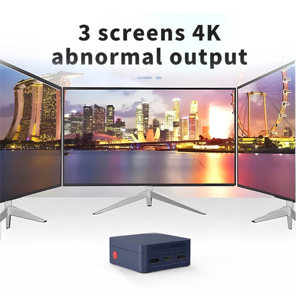 SOYO M4 Mini Mini PC Intel Twin Lake N150 Processor LPDDR5 12GB RAM 512GB ROM Windows 11 Pro WiFi 5 BT5.2 Desktop Computer