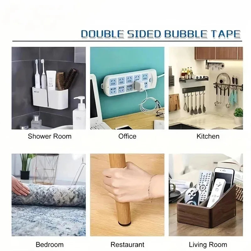 30pcs Double Sided Tape, Wall Tape Suitable For Home, Office, Car, Outdoor Use