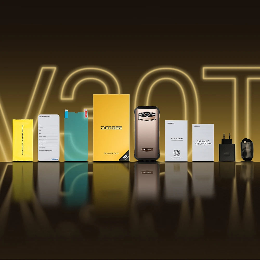 DOOGEE V30T Dimensity 1080 6nm Smartphone 12GB 256GB 5G Android 12 Cellphones 10800mAh 108MP 120Hz Wifi 6 NFC Mobile Phone