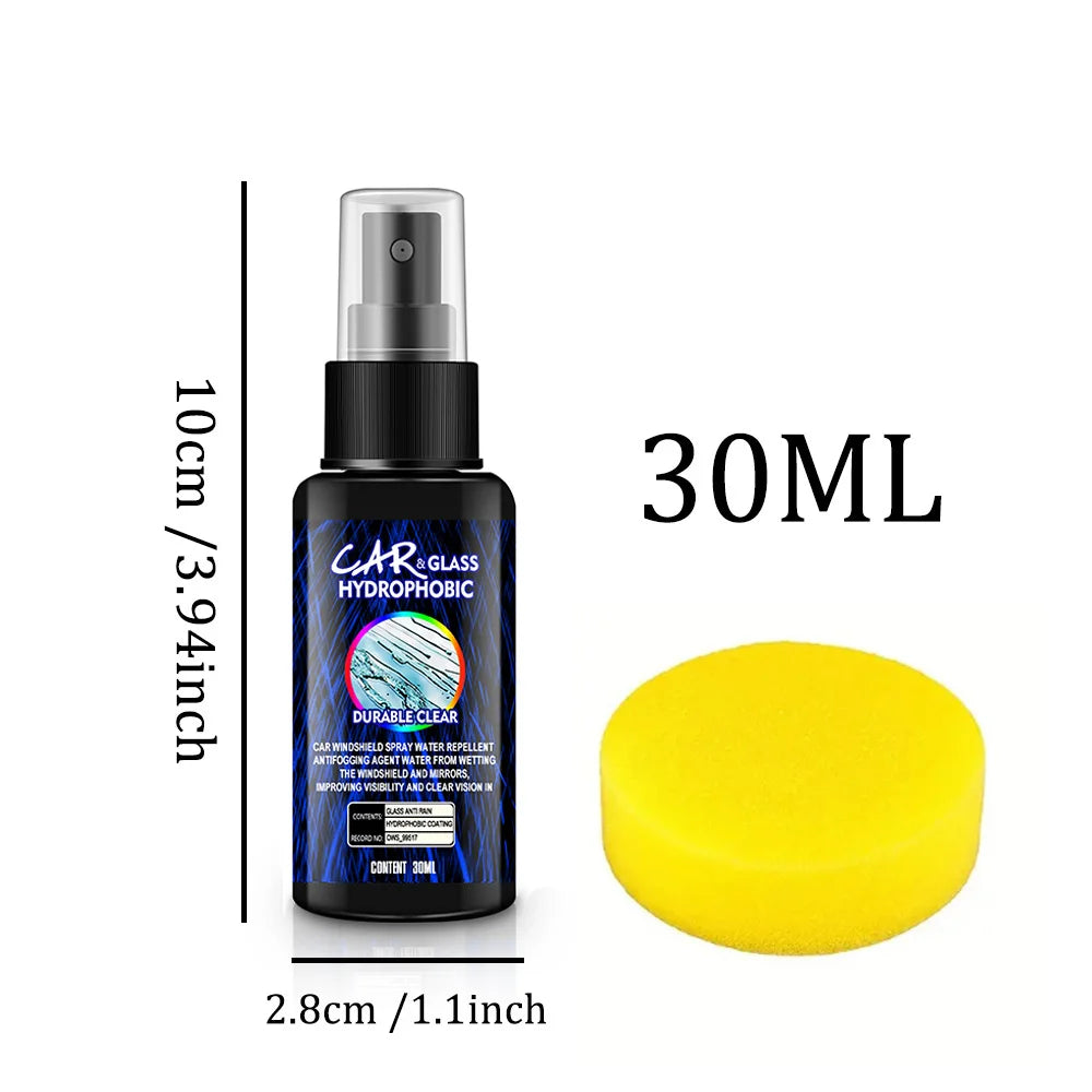 Water Repellent Spray Anti Rain Coating For Car Glass Hydrophobic Anti-rain Car Liquid Windshield Mirror Mask Auto Polish Kit