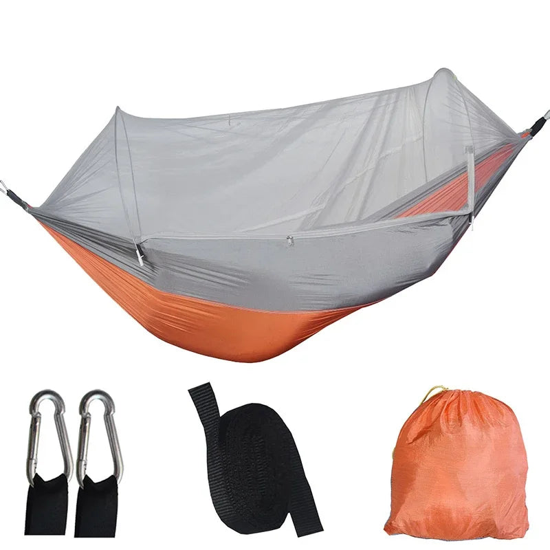 Outdoor Camping Hammock Hanging Bed with Mosquito Net