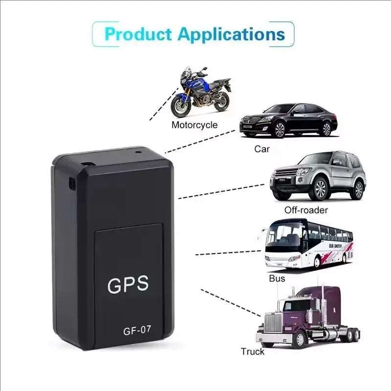 Mini Car GPS Tracker GF07 GPS Position APP Strong Magnetic GPS Tracking Device Anti-lost Vehicle GPS Locator