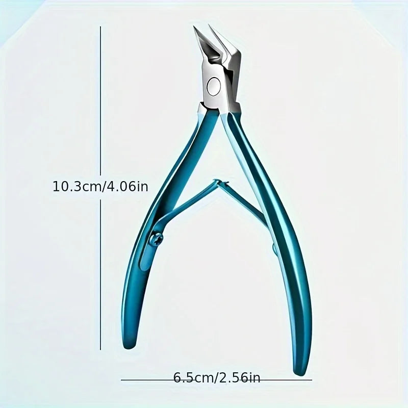 Culticle Nipper Nail Clipper Ingrown Thick Toenails Trimmer Professional Podiatrist Toenail Nipper With Stainless Steel