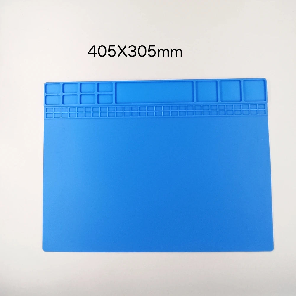Silicone Soldering Mat Pad Desk Platform  for Welding Station Iron Phone PC  Repair Magnetic Heat Insulation No Lead S-160