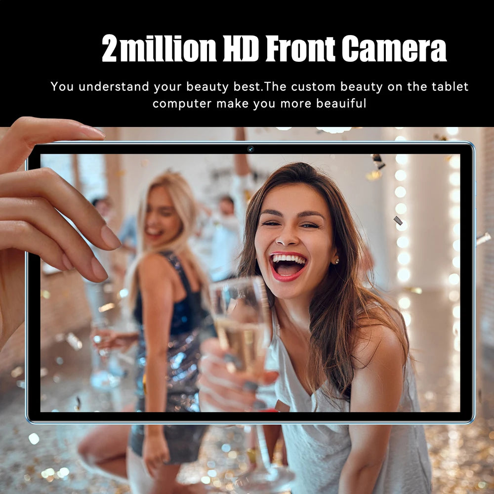 New 10.1 Inch Android 13 Tablet PC 4GB RAM 64GB ROM Dual Cameras Octa Core Dual SIM 3G Phone Call BT Wi-Fi Tablets