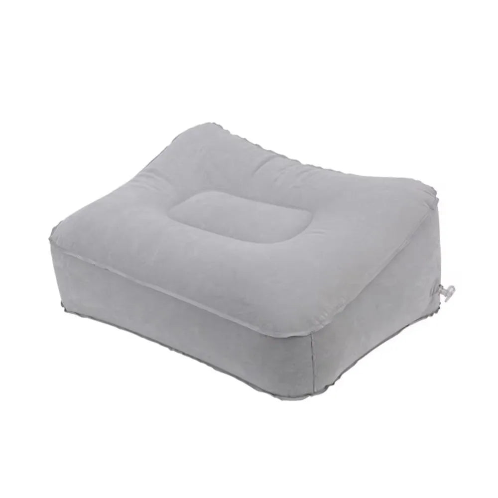 Inflatable Soft Footrest Pillow PVC Inflatable Foot Rest Pillow Cushion Air Travel Office Home Leg Up Relaxing Feet Almohada