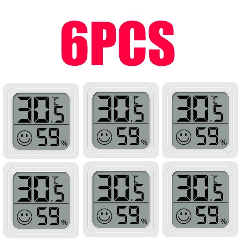 Mini LCD Digital Thermometer Hygrometer Indoor Room Temperature Humidity Meter Sensor Gauge Weather Station Set
