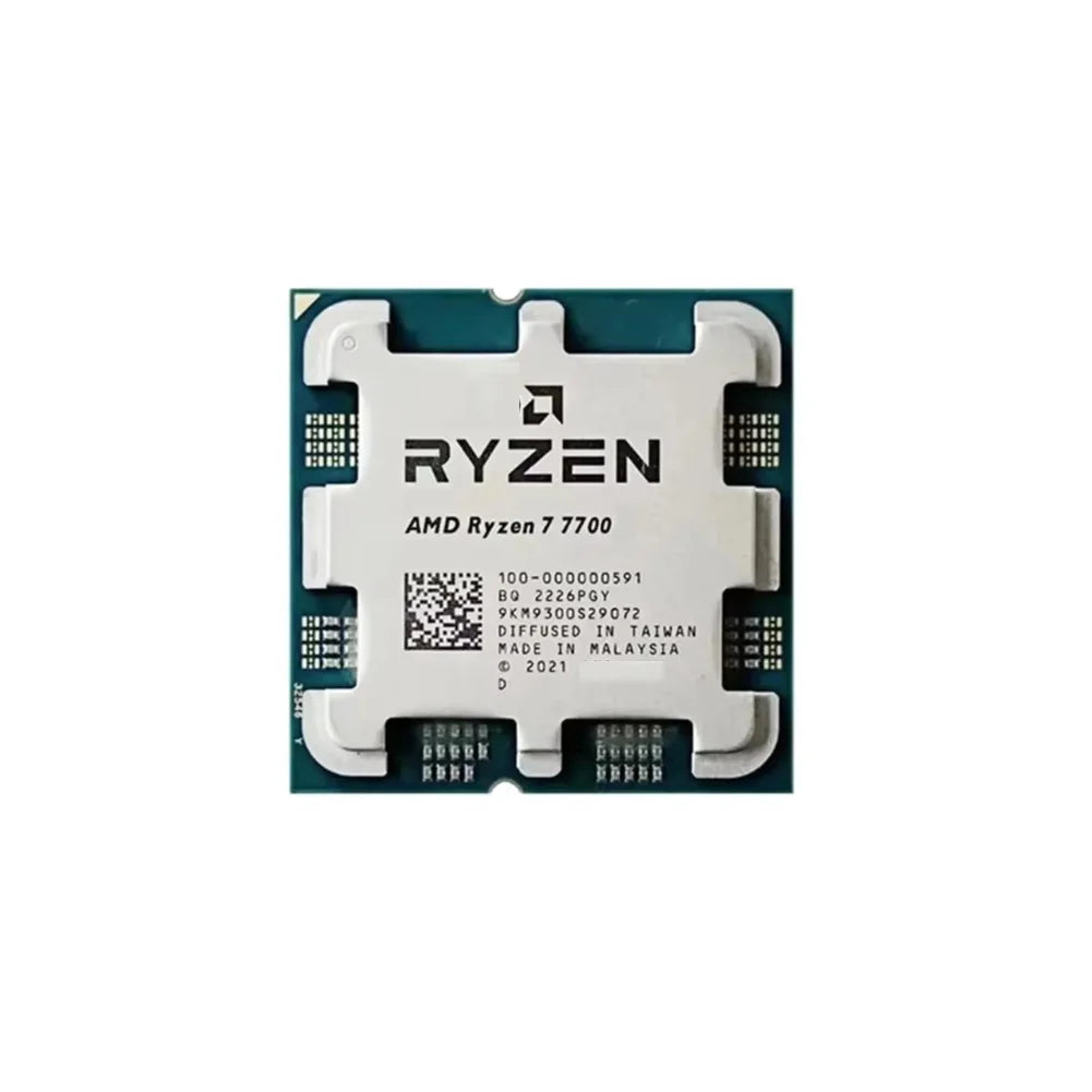 Ryzen 7 7700 New Bulk 8-Core 16-Thread 5.3GHz L3=32MB 5NM DDR5 CPU Integrated Graphics RDNA2 2CU Socket AM5 but no fan