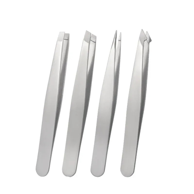 4Pcs Tweezers Set-Precision Eyebrow And Facial Hair Debris And Endogenous Hair Removal Suitable for Both Men And Wome