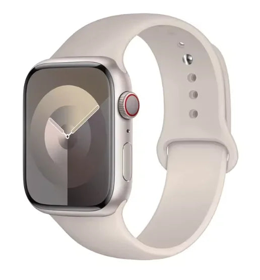 Silicone Band For Apple Watch strap 44mm 45mm 40mm 41mm 42-38mm 45 mm sport bracelet iwatch series 8 7 6 5 4 3 SE 9 Ultra 2 49mm