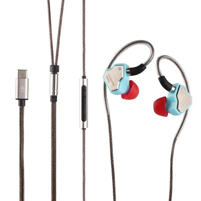 7Hz Salnotes Zero HiFi 10mm Dynamic Driver In Ear Earphone IEM Metal Composite Diaphragm N52 Magnet