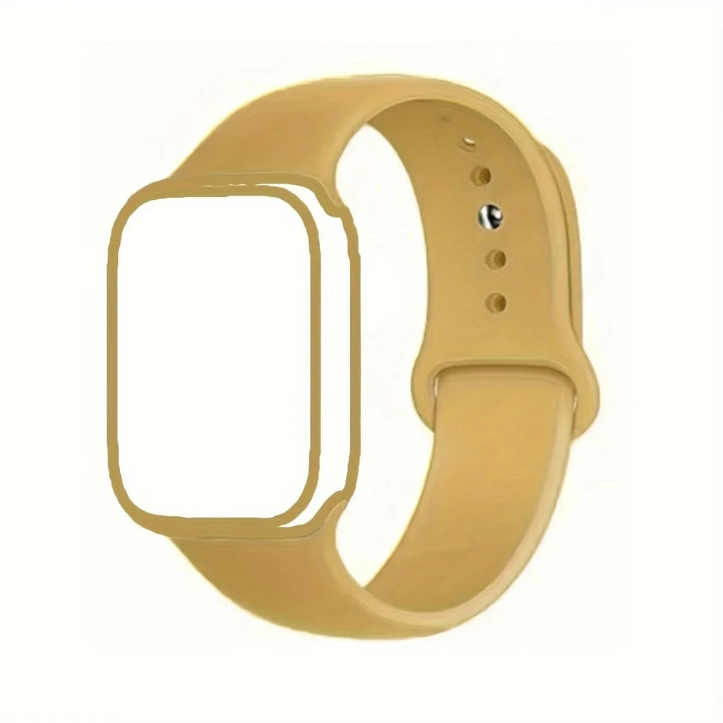 Silicone Band For Apple Watch strap 44mm 45mm 40mm 41mm 42-38mm 45 mm sport bracelet iwatch series 8 7 6 5 4 3 SE 9 Ultra 2 49mm