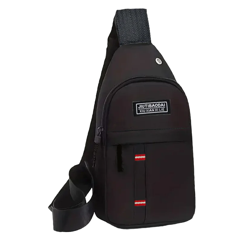 Neutral style, adjustable front pocket for both men and women, single shoulder Oxford cloth pocket bag