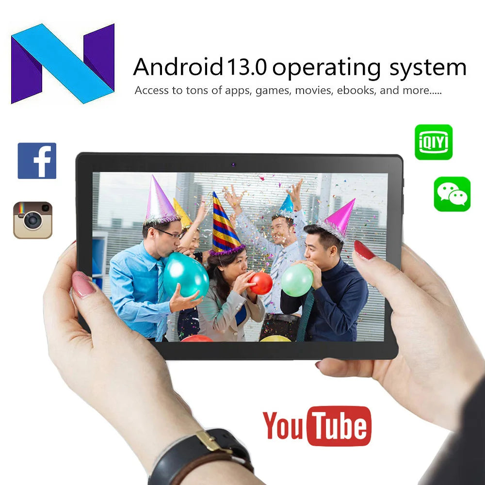 2025 New Global Version 10 Inch Android Tablet Pc Google Play 4GB RAM 64GB ROM Octa Core 3G Phone Call Dual SIM WiFi Tablets