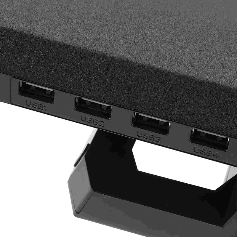 Plastic Laptop Monitor Riser Computer Shelf Desk Holder Elevating Desk ganizer Office Stands USB Port RGB Lights