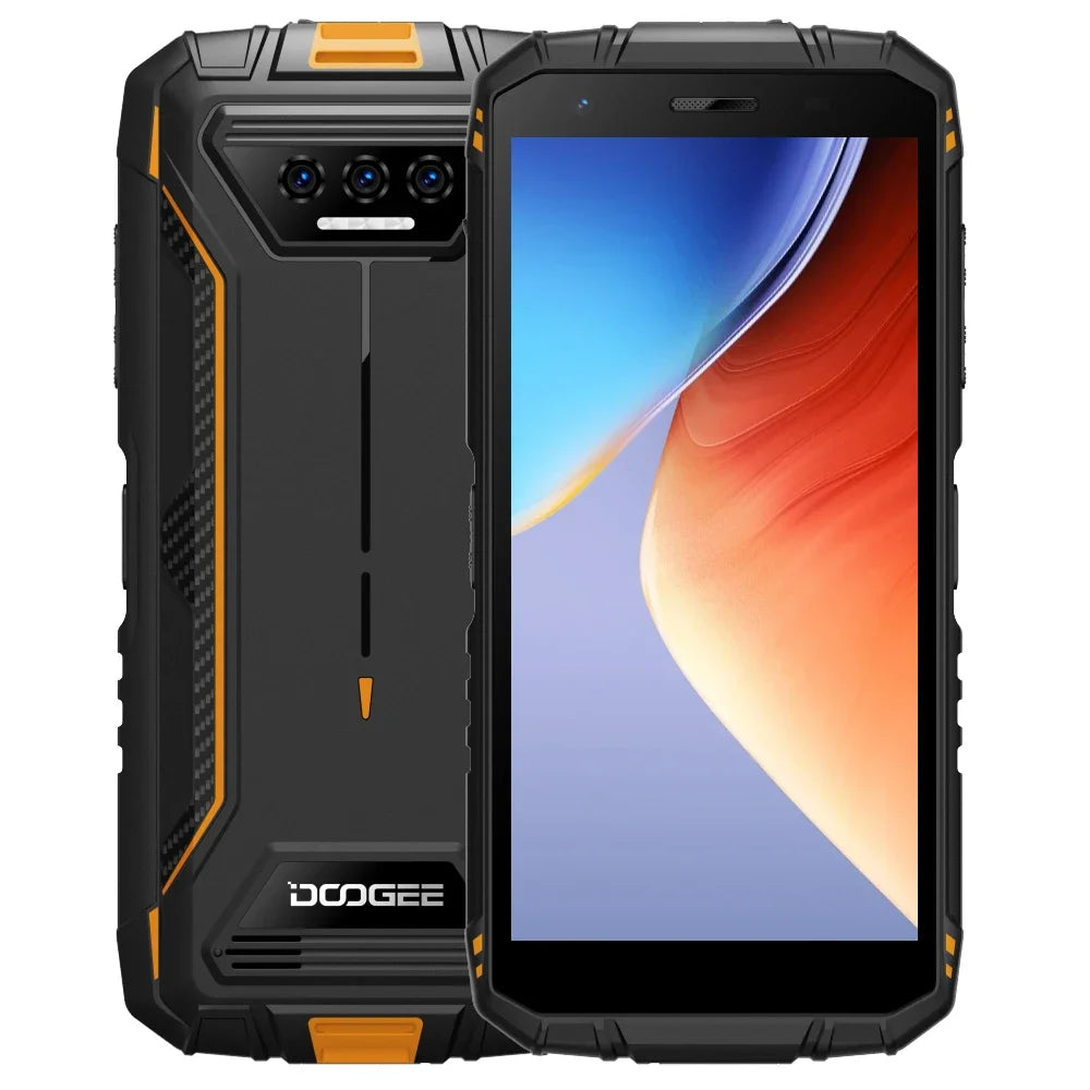 DOOGEE S41 Max 16GB 256GB Rugged Smartphone 6300mAh 13MP AI Triple Camera Cellphone NFC 4G Android 13 Mobile Phone