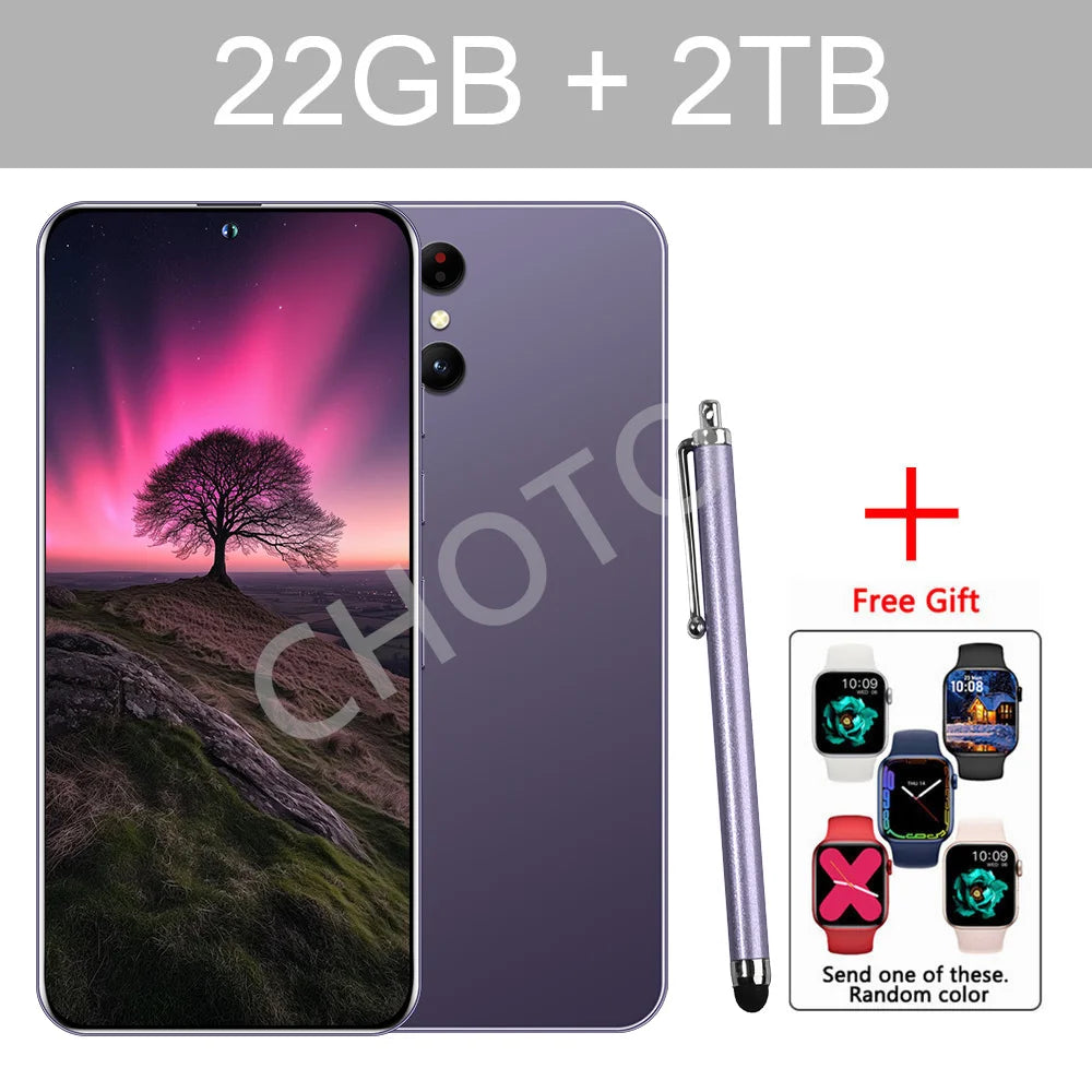 SMS 25 Ultra Silicone Case For Cell Mobile Phones Global Version Android 14 Smartphone Soft Cover For 22GB+2TB Cellphones Cases