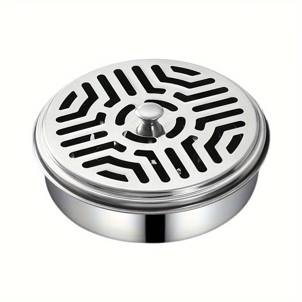 1Pcs Mosquito Coil Tray Nail Tooth Mosquito Coil Holder Household Ash Tray New Mosquito Coil Holder Mosquito Coil Box With Cover