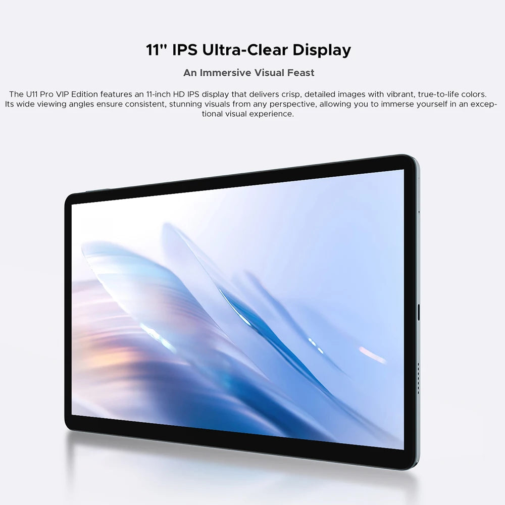 Global Version DOOGEE U11 Pro Android 15 Tablet PC 11 inch Ultra-clear 90Hz Display 30GB(6 + 24) 256GB 8580mAh Battery Tablet