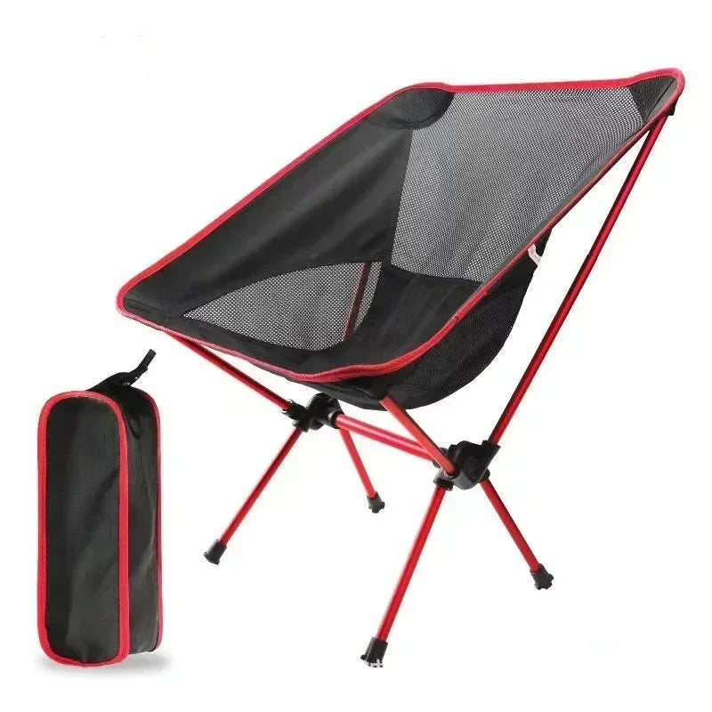 Outdoor Portable Folding Chair Beach Chairs for BBQ Travel Beach Hiking Picnic Seat Easy to Carry Convenient