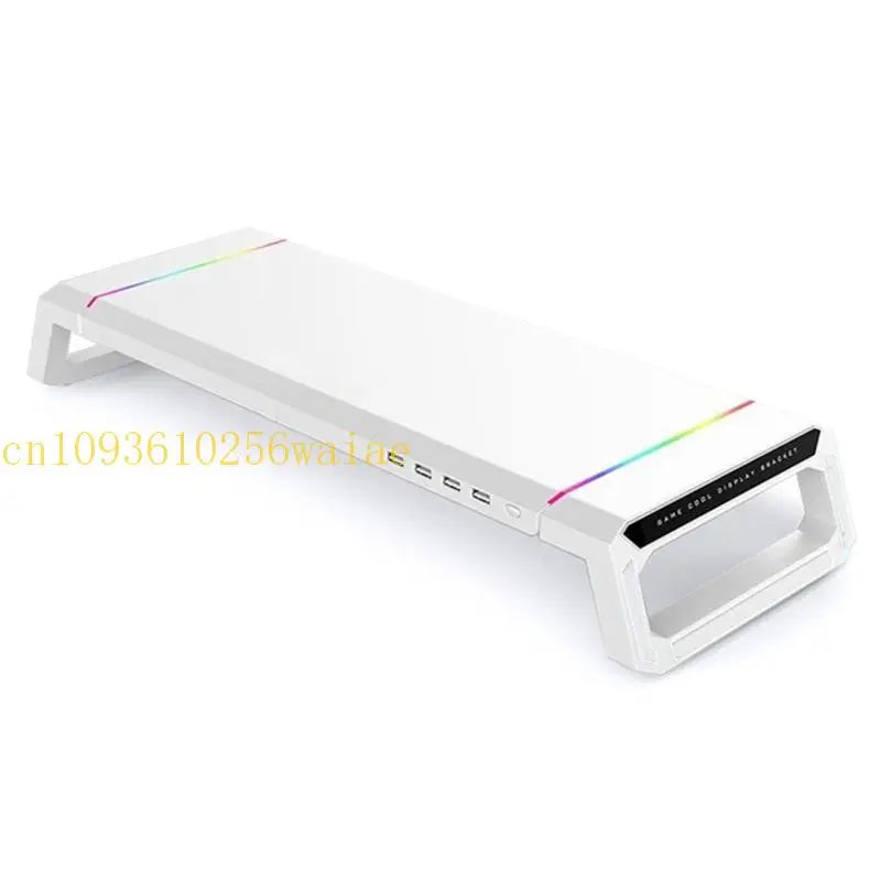 652F Multi-Function Computer Screen Riser for Home Office T1 Universal Monitor Stand Riser RGB