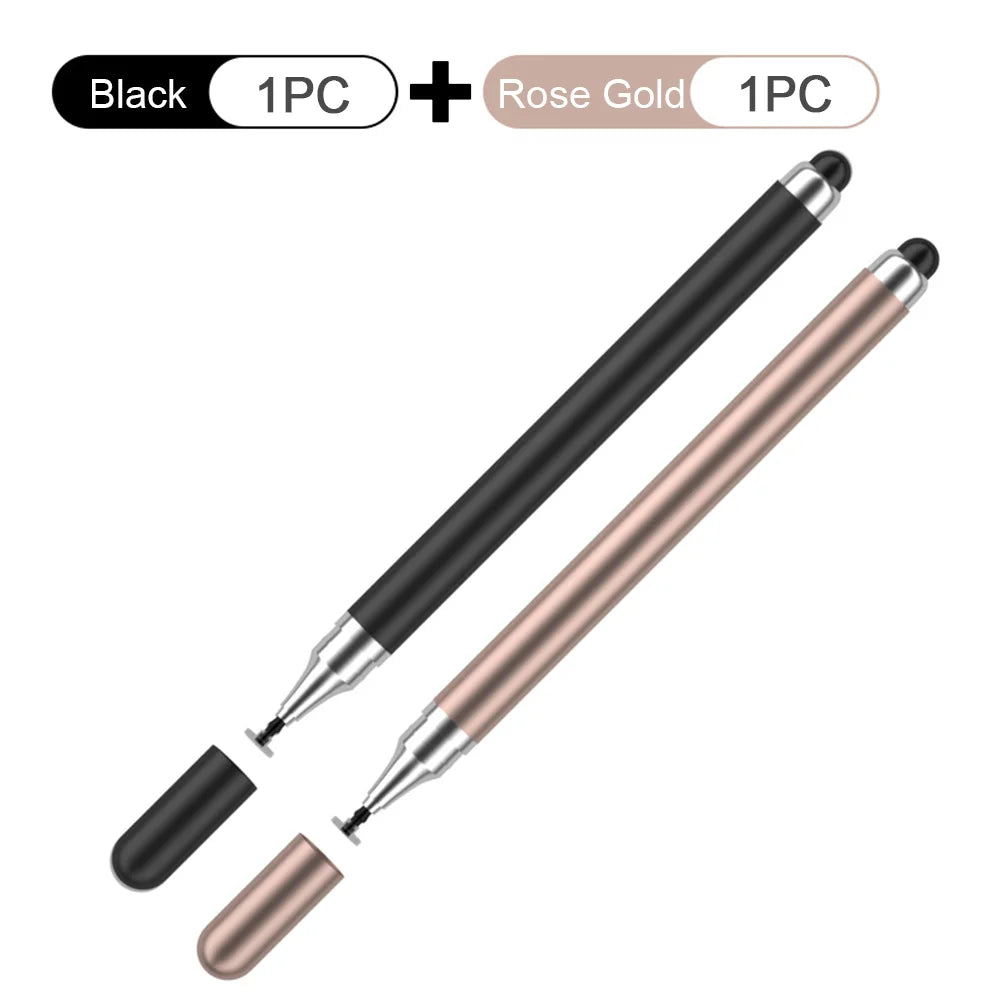 1/2Pcs 2in1 Universal Stylus Pen For Tablet Mobile Android ios Phone iPad Accessories Drawing Tablet Capacitive Screen Touch Pen