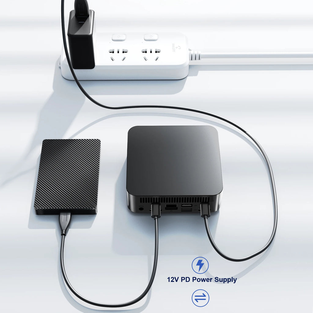 Mini PC Intel Core i9 Processor UHD Graphics Small Pocket Computer Windows 11 Mini PC WiFi6 1TB NVMe SSD Desktop Gaming Computer