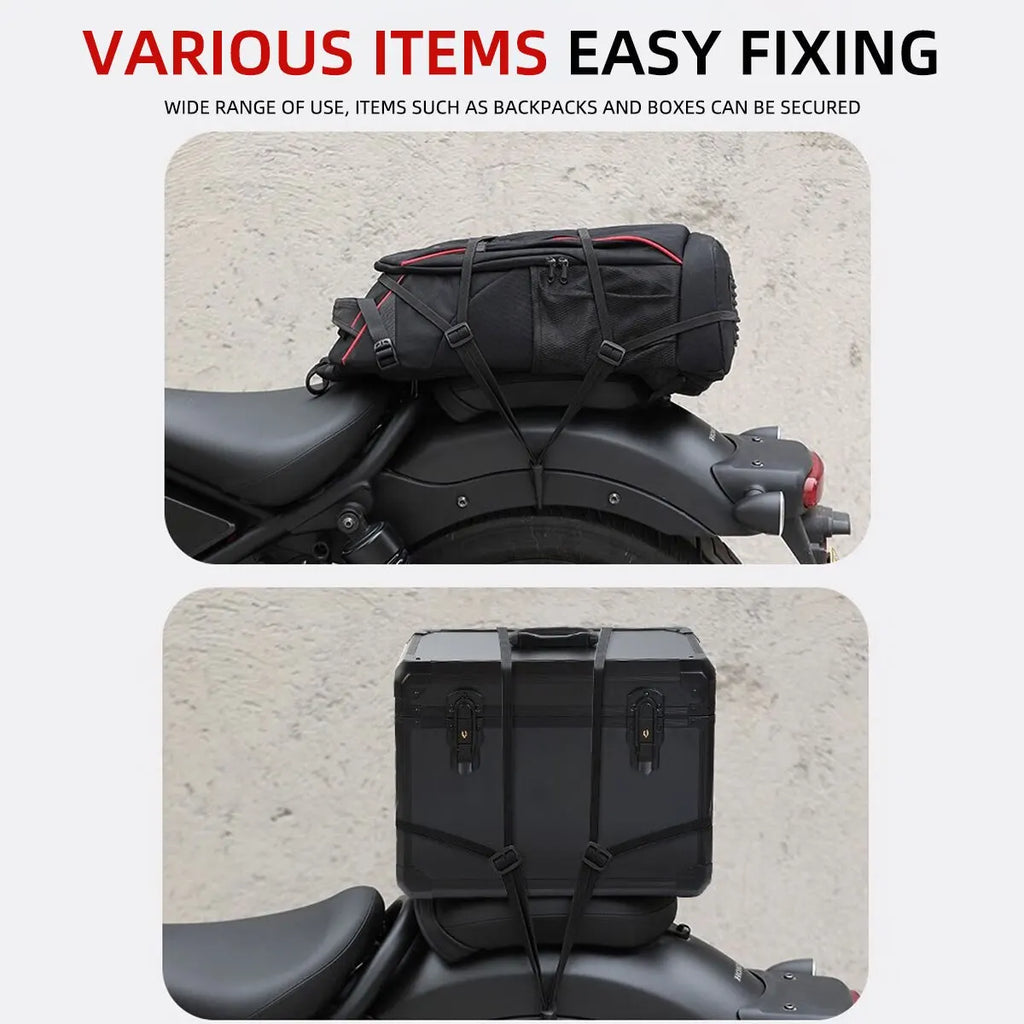 Motorcycle Helmet Straps Hook Luggage Straps Retractable Elastic Rope Motos Helmet Luggage Adjustment Fix Buckle Rope Accessorie