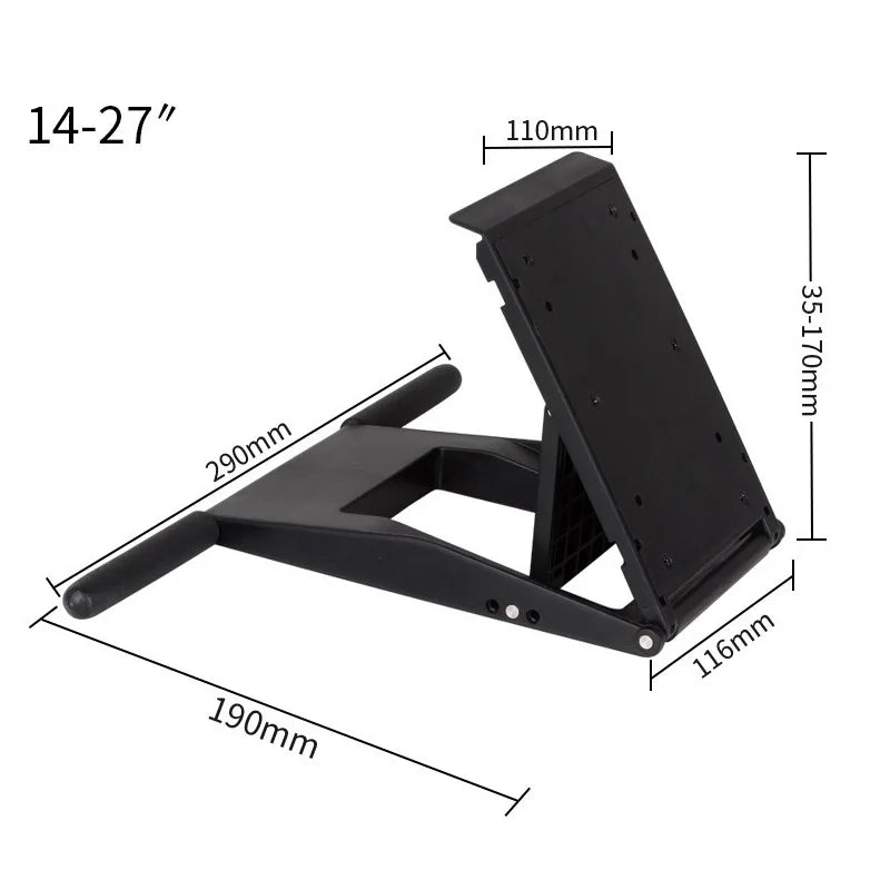 Universal Desktop Monitor Arm TV Stand for 14-27 Inch LCD LED Computer Display Touch Screen VESA Mount Support Metal Holder