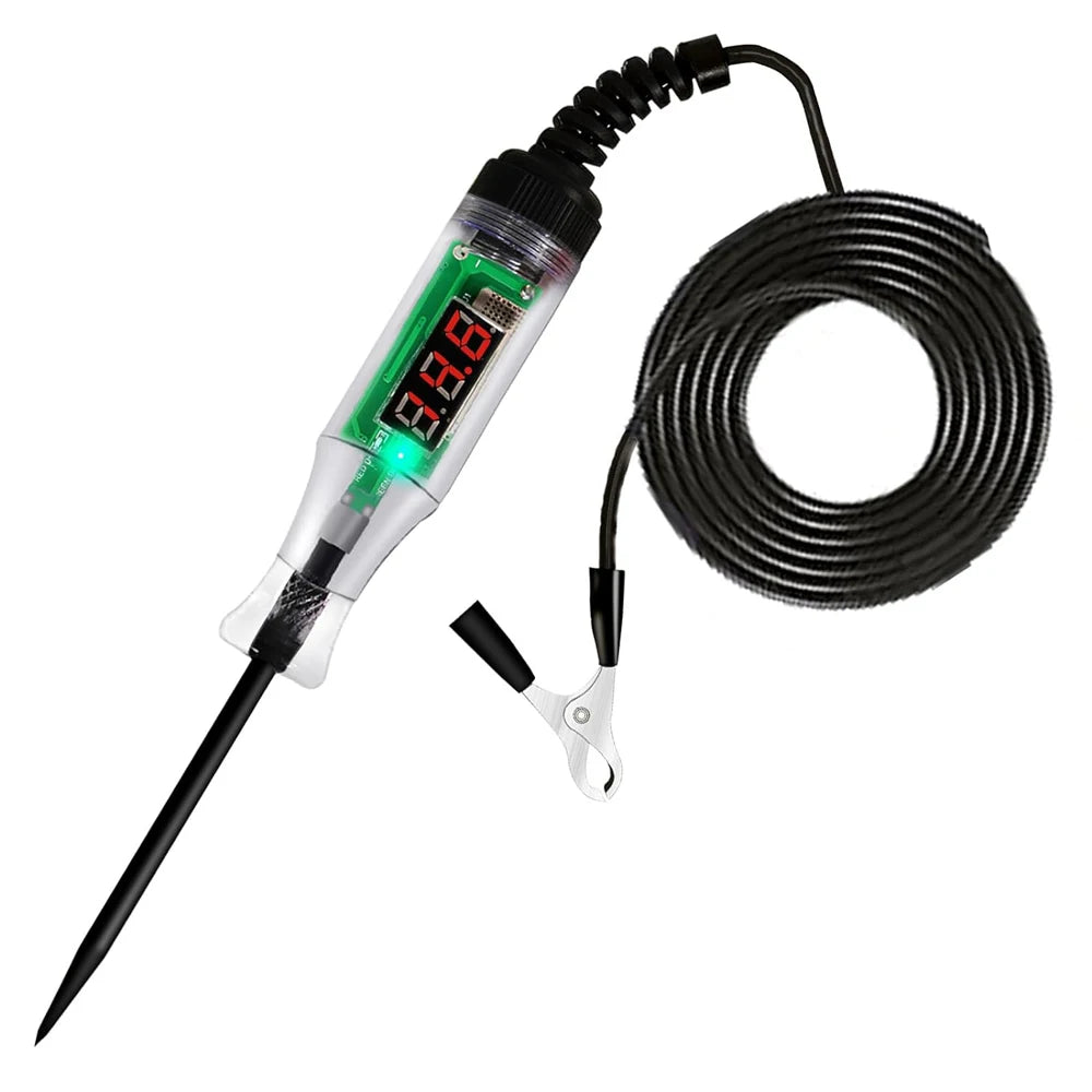 6V 12V 24V Car Truck Voltage Circuit Tester Auto Car Diagnostic Probe Test Pen Light Bulb Electric Measuring Pen Repair Tools