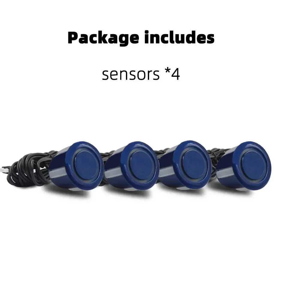 4PCS 22mm Ultrasonic Parking Sensors Reverse Backup Radar System Choose From Red, Black, White, Silver, Gray, Gold, and More!