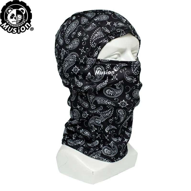Musion Original Balaclava Tube Mask Motorcycle Fashion Print Face Mask Bandana Headband Scarf Outdoor Sports Riding