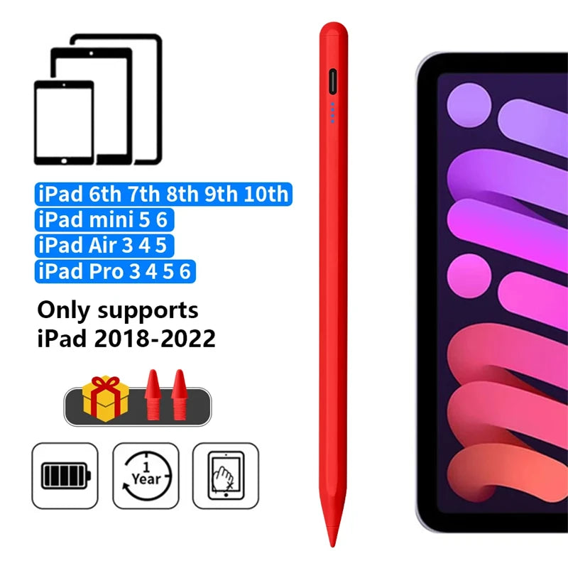 For Apple Pencil Palm Rejection Power Display Ipad Pencil Pen For iPad Accessories 2022 2021 2020 2019 2018 Pro Air Mini Stylus