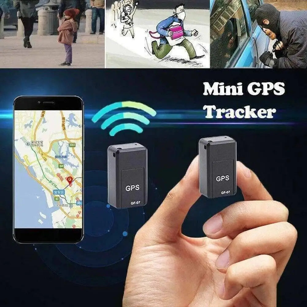 Mini Car GPS Tracker GF07 GPS Position APP Strong Magnetic GPS Tracking Device Anti-lost Vehicle GPS Locator