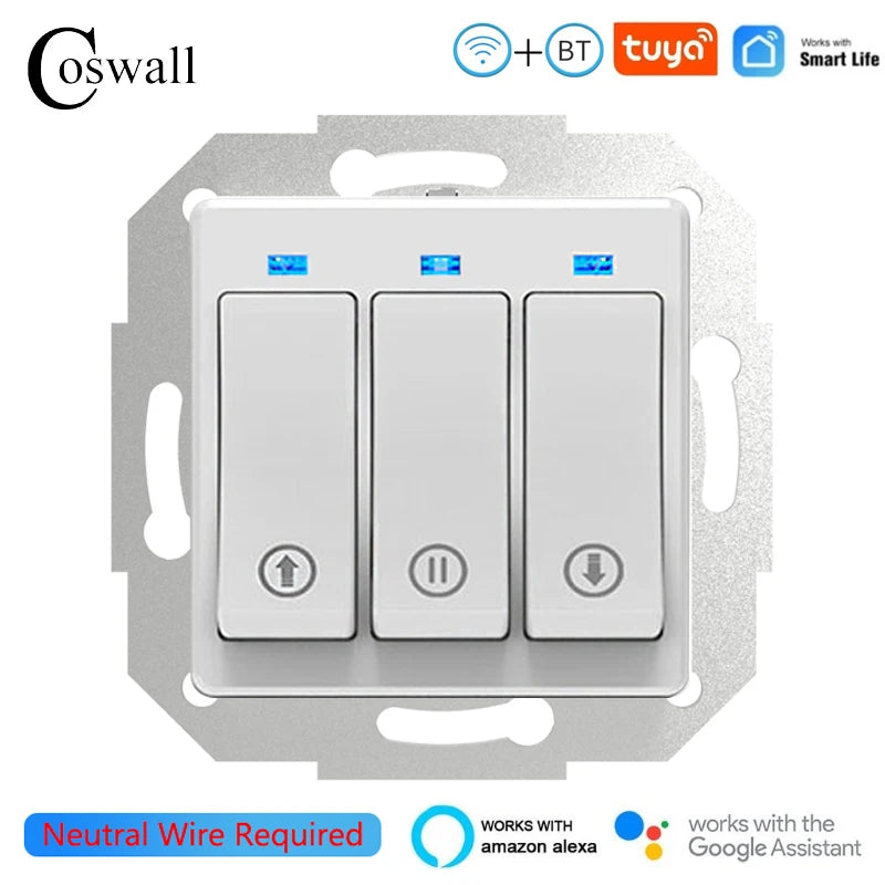 COSWALL DIY Module WIFI / Zigbee Smart EU Wall Socket With PD 20W Type-C & A Dual USB Fast Charger With Power Monitoring Alice