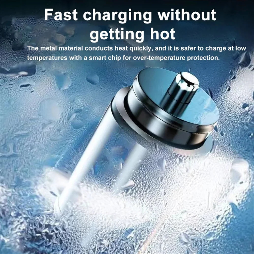 200W Mini Dual Ports USB Car Charger Lighter Fast Charging Car Phone Charger Adapter for iPhone 13 12 Xiaomi Huawei Samsung