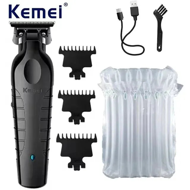 Kemei KM2299 Professional Hair Clipper 0mm Zero Gapped Carving Clipper Men's Cordless Hair Trimmer Electric Hair Cutting Machine