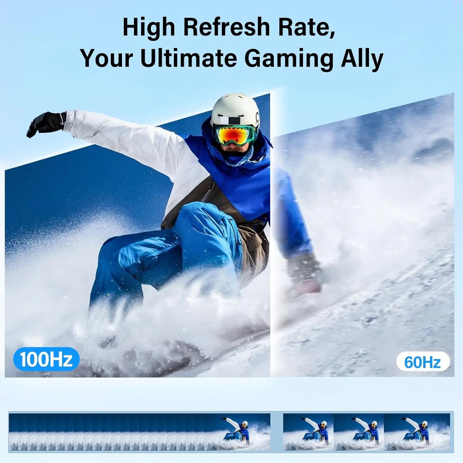 AHXJKA 23.8" 100Hz Portable Monitor w/178° Adjustable Stand Type-C HDMI IPS Eye Care External Computer Display for Laptop pc