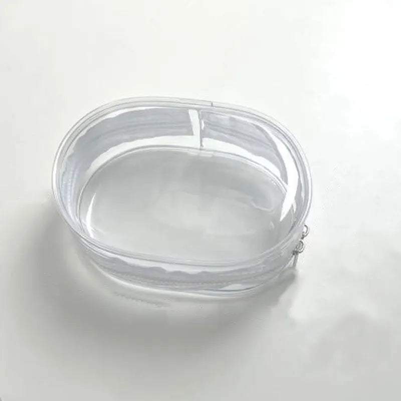 Multi Functional Storage Bag Transparent Data Cable Charger Storage Box Portable Zipper Dustproof Storage Box Small Doll Storage