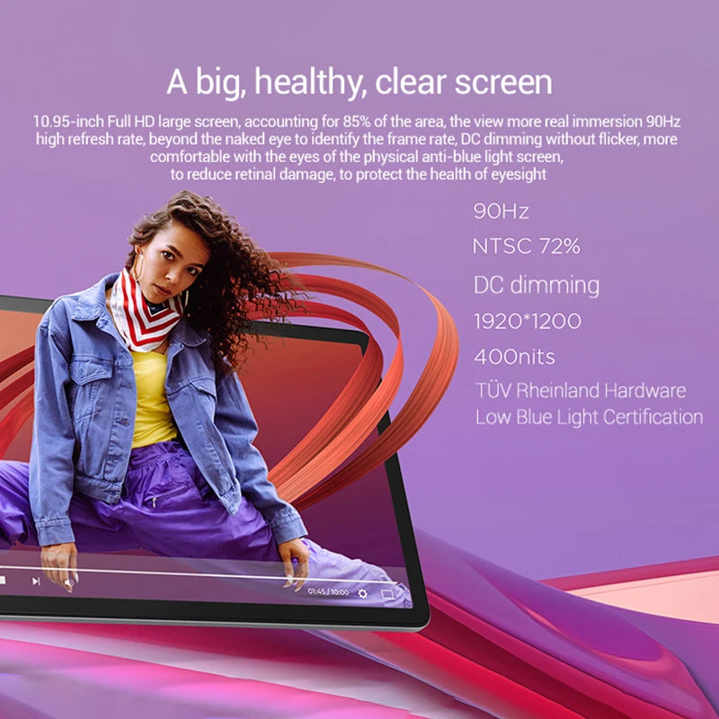 Global Firmware 8GB 128GB Original New Lenovo Pads Zhaoyang Tab K10 M11 10.95' 90Hz MTK Wifi /LTE Helio G88 Tablets 7040mAh