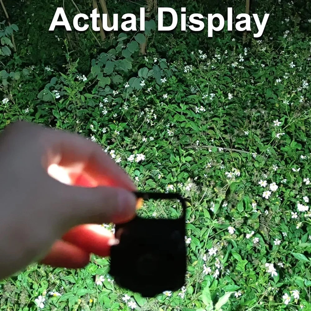 COB Keychain Work Light - 1/2Pcs Mini Emergency Flashlight with Keychain Design