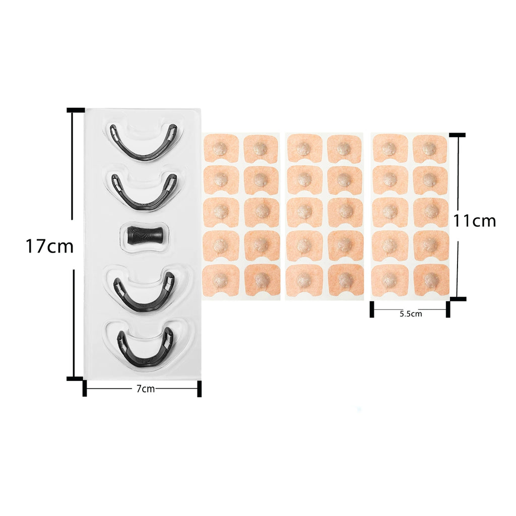 15/30days Magnetic Nasal Breathing Dilators Starter Kit for Nose Improve Sleep Quality Snoring Anti Snoring Sleep Mouth Tape