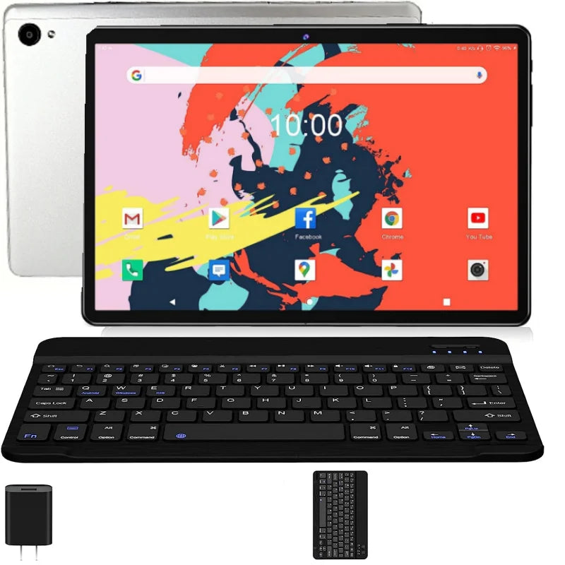 10.1 INCH 4GB RAM 128GB ROM QP10 Android 12 Tablet PC MTK8183  Octa Core 2.0GHz Front 8.0MP Rear 13.0MP  Bluetooth 5.0 WIFI