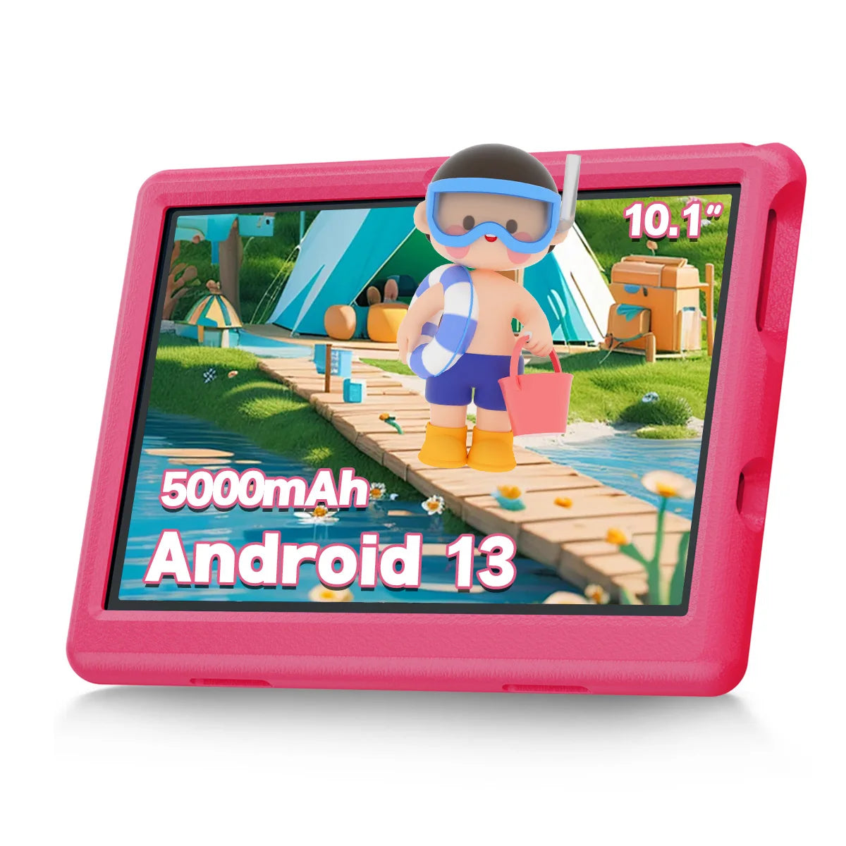 KT1006 10.1 Inch Kids Tablet 6GB RAM 64GB ROM 128GB SD Expand 5000mAh HD Dual Camera With Parenal Control Toy Gift for Children