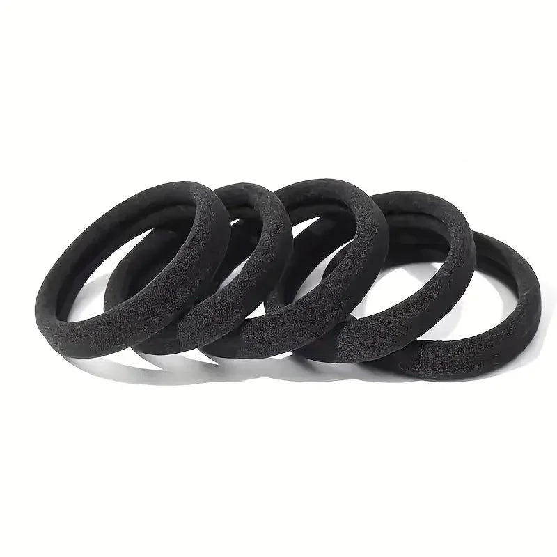 50/100pcs Black Hair Bands for Women Girls Hairband High Elastic Rubber Band Hair Ties Ponytail Holder Scrunchies Accessorie