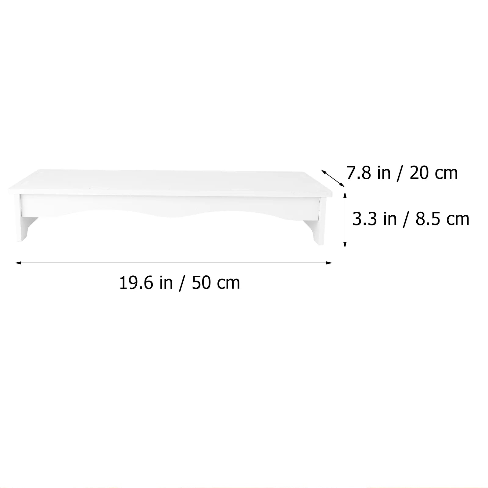 Computer Heightened Shelf Monitor Bracket Keyboard Stand Riser Desk Screen Plastic Desktop Base Computer Screen Shelf